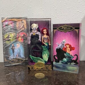 Disney Fairytale Designer Limited Edition Dolls Ariel and Ursula